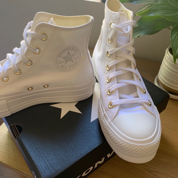 SOLD RARE High Top Platform Converse - Picture 3 of 6